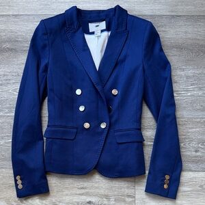 H&M Royal Blue Double-Breasted Blazer